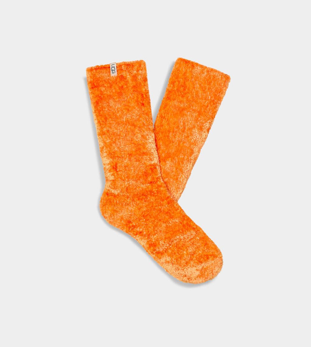 Ugg Pride Leda Cozy - Womens Socks - Orange - NZ (5298IQNUP)